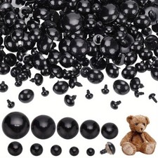 1box 136pairs 10 styles Craft Plastic Eyes Stuffed Eyes Safety Eyes with Washers