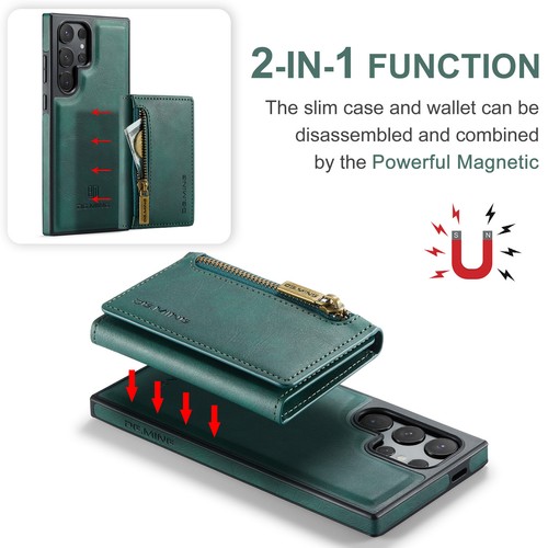 Retro PU Leather RFID Blocking Wallet Case For Samsung Galaxy S24 Ultra/S24/S23 - Picture 10 of 18