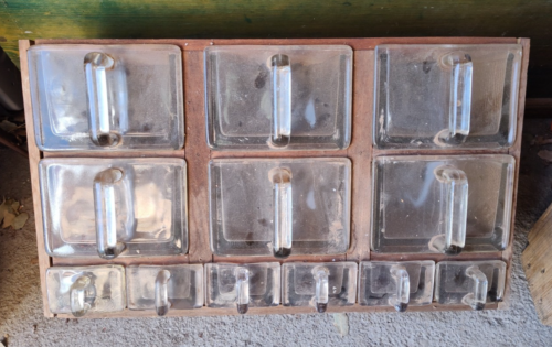 Vintage Hoosier Cabinet Glass Scoops