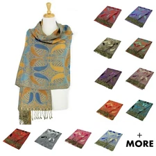 New Women's Classic Paisleys Pashmina Shawls, Pashmina Scarves.
