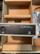 AMERICAN MICROSYSTEMS 1000/1002 MICROSCANNER CARD READER W/ WAND READER