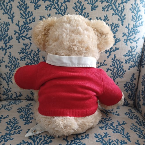 Build a Bear Beige Tan Plush with Magical Wand Sound in Paw 16” Soft Red Sweater - Picture 2 of 8