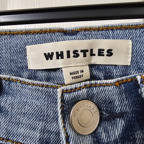 Whistles Denim Jeans Blau Slim Fit High Waist Damen W24 L30 UK 6-8 Stretch - Bild 4 von 8