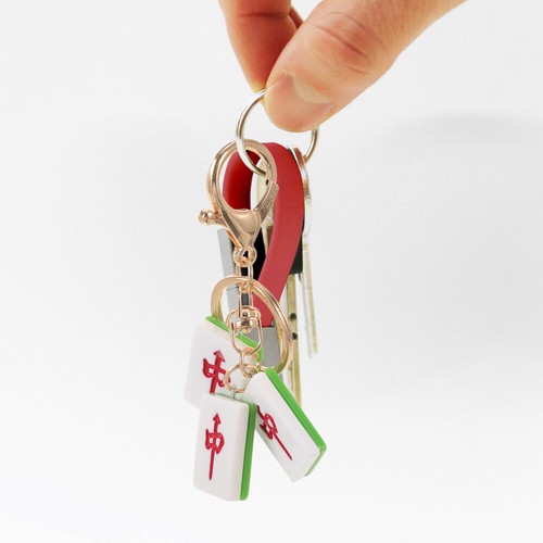 Mahjong Keychain Fashionable Key Ring Chinese Style Keychain Pendant Bag - Zdjęcie 3 z 12