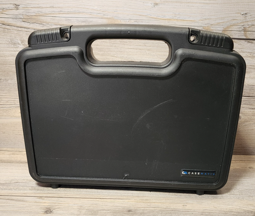 Casematrix Hard Case Plastic, Customizable Foam, Black
