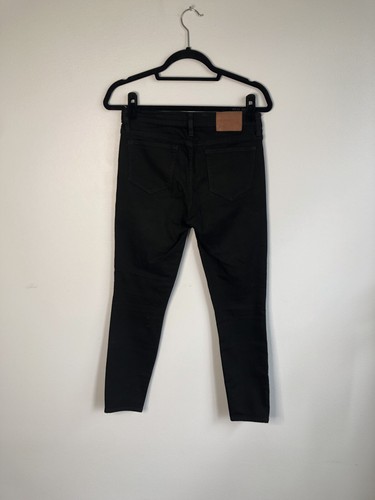 J Crew Toothpick Black Denim Jeans Size 29 USED Beautiful - Picture 2 of 4