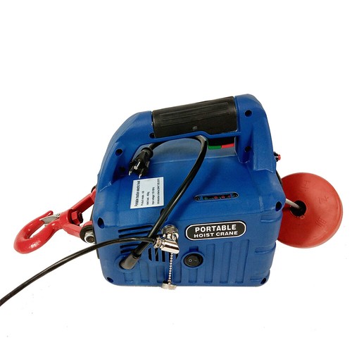 110V Electric Hoist 992lbX24.9ft Portable Electric Winch with Remote Control3in1 - Bild 4 von 10