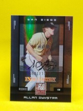 Allan Dykstra 2008 Elite Extra AUTOGRAPH ROOKIE #120 San Diego Padres *601/1069*