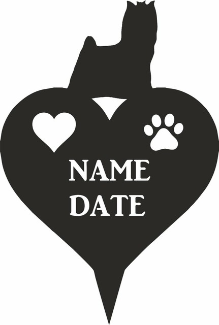 Yorkshire Terrier Pet memorial dog loving memory heart dog rest in peace Yorkshire Terrier Pet memorial dog loving memory heart dog rest in peace