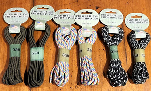 Pepperell Parachute Cord 550 Nylon 16ft Olive Drab