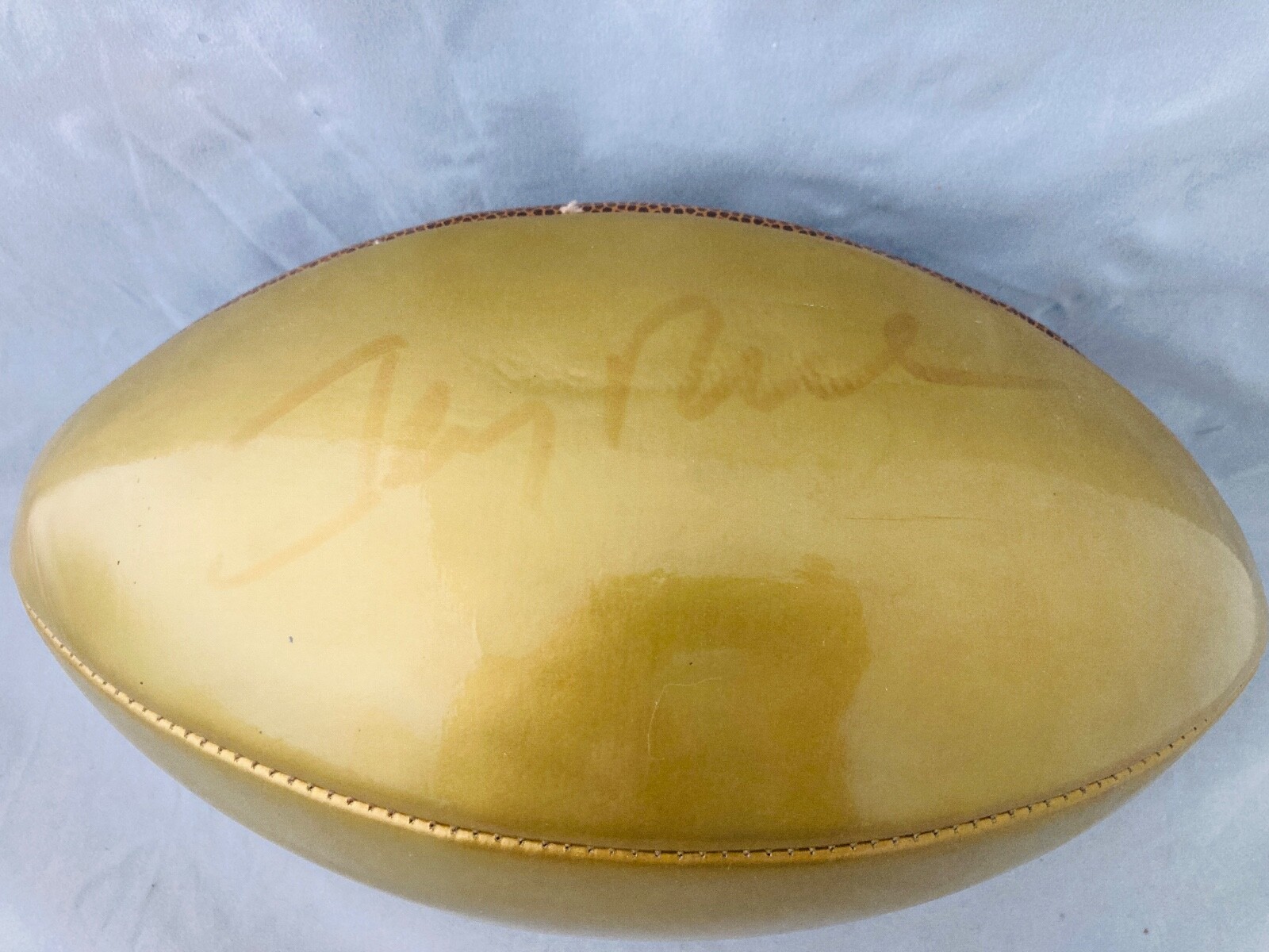 Jerry Rice Signed Autographed Gold NFL Wilson Football - Picture 5 of 5