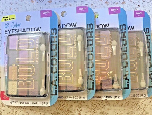 LOT OF 4 L.A. COLORS 12 COLOR EYESHADOW - 6 SHADES - YOU CHOOSE - NEW /IMPROVED - Picture 3 of 8
