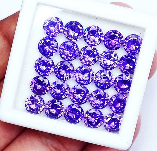 Natural Mixed Color Sapphire Round Cut 5 to 6 MM Loose Gemstone Certified H305 - Picture 95 of 127