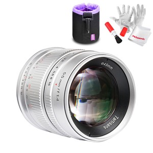 7artisans APS-C 55mm F1.4 Manual Fixed Lens for Fuji X Mount Cameras X-A1 X-A10 X-A2 X-A3 X-at X-M1 XM2 X-T1 X-T10 X-T2 X-T20 X-Pro1 X-Pro2 X-E1 X-E2 X-E2s Black