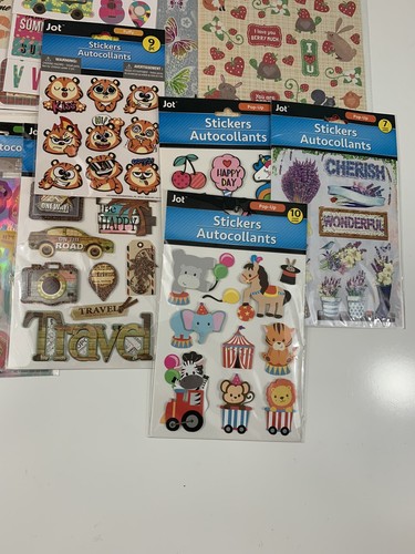 Lot Of 324 Jot Stickers Scrapbooking Decals - Picture 5 of 5