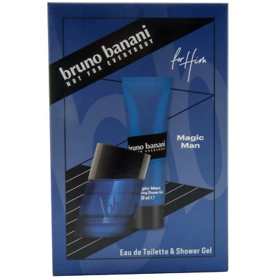 Bruno Banani Magic Man Geschenkset 1 Set = 1 x 30ml EdT Spray + 1x 50ml Duschgel - Bild 1 von 2