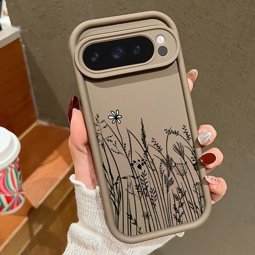 Funda blanda de silicona a prueba de golpes con estampado floral para Google Pixel 9 Pro 8A - Imagen 16 de 23