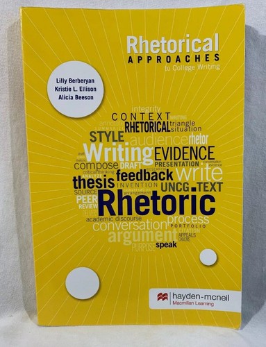 *RHETORICAL APPROACHED TO COLLEGE..., ISBN 0738092185, ISBN-13 9780738092188 - Picture 1 of 12