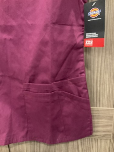 NWT Dickies Womens Purple Medical Blouse Size XS - Picture 6 of 12