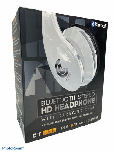 Cuffie Bluetooth Stereo HD con Custodia Nero