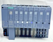 Siemens ET200SP IM155-6PN ST I/O System w/ DI DQ AI & Relay Bases – Used
