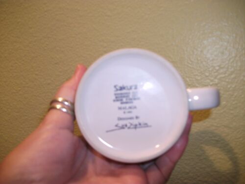 Sakura Malaga 1995 Coffee Mug Stoneware Sue Zipkin Design FREE SHIPPING - Picture 6 of 6
