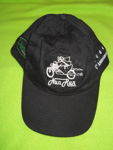 NEW~motorcycle NUN RUN ~Memmorbilia ~T-shirt, Cap, Bandada, Skull Cap, Bracelet - Picture 14 of 23