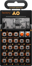 Pocket Operator PO-16 Factory, Lead Synthesizer for Keys Melodies. Sequencer wit