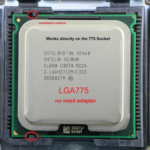 Intel Xeon X5460 3.16 GHz CPU LGA 775 Quad-Core SLANP - Imagen 3 de 4