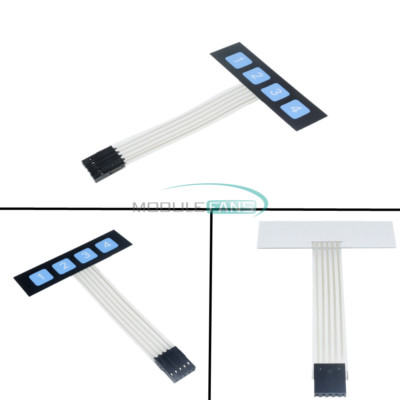10PCS 1x4 4 Key Matrix Membrane Switch Control Panel Slim Keyboard Keypad