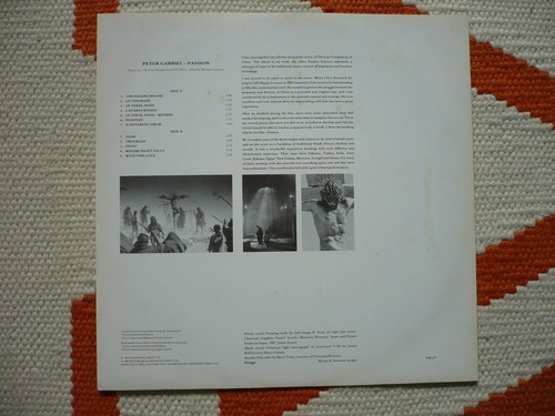 Peter Gabriel Passion Vinyl UK 1989 Real World Records 1st Press Soundtrack 2 LP - Picture 11 of 23