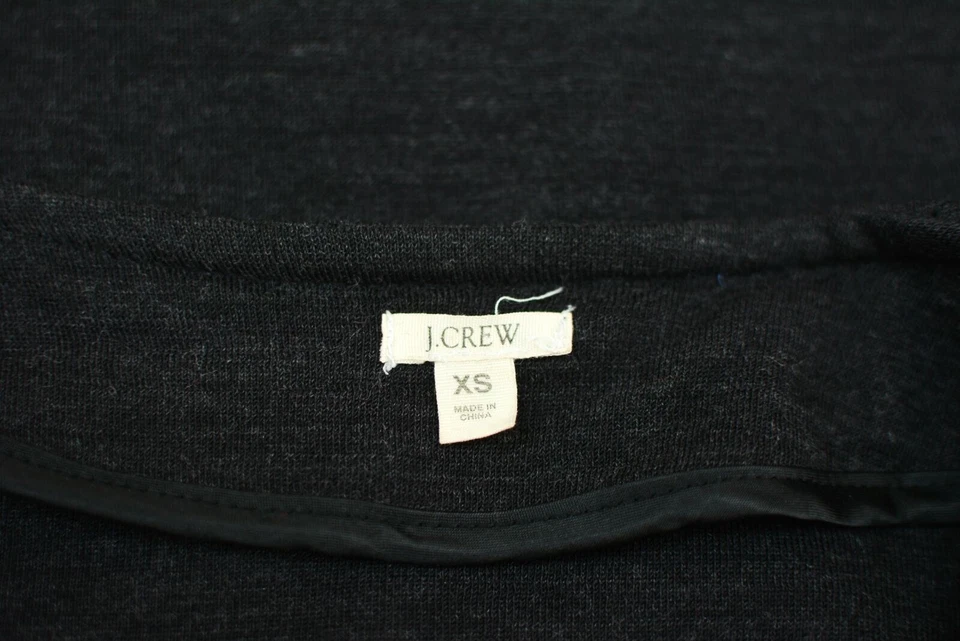 J.Crew Women's Double Breasted Short Top 3/4 Sleeve Banded Waist Round Neck XS - Image 4 of 4