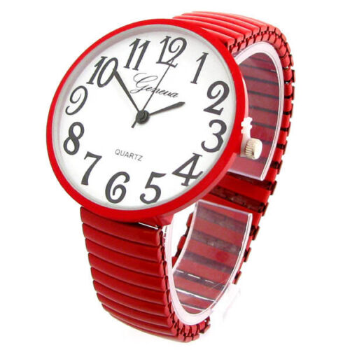 Reloj STC súper grande con banda elástica facial fácil de leer para mujeres y hombres - Imagen 3 de 7