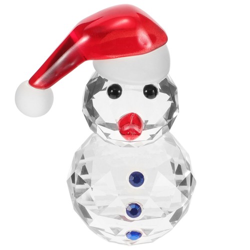 Schneemann-Puppendekoration, Kristall-Bücherregal, Schneemann, Sammlerstück, - Bild 5 von 12
