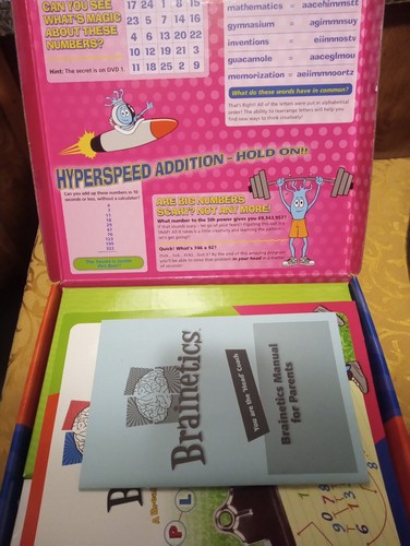 Brainetics Math and Memory System Educational 5 DVD Complete Set Home School - Picture 2 of 4