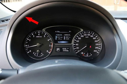 Dashboard Panel Frame Cover Trim For Nissan Altima Teana 2013-2018 Matte Silver - Picture 4 of 4