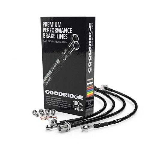 Goodridge Stainless Steel Clutch Hose Line Kit for BMW 3 Series (E30) All Years - Picture 2 of 11