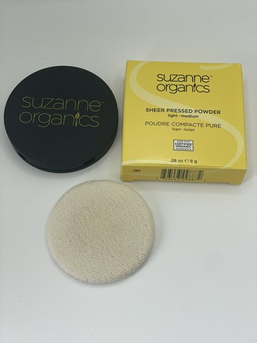 Suzanne Organics Sheer Pressed Powder Light - Medium New! - Picture 4 of 6