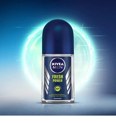 Nivea Deodorant Roll On, Silver Protect for Men, 50ml