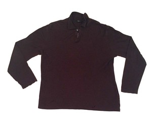 Ermenegildo-Zegna-Men-039-s-Vintage-Long-Sleeve-Brown-Sport-Shirt-Size-XL