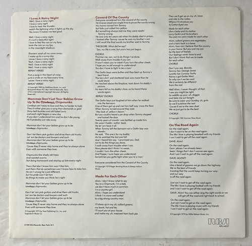 The Chipmunks Urban Chipmunk (Vinyl LP, 1981) RCA Records AFLI-4027  Pre-owned - Picture 4 of 6