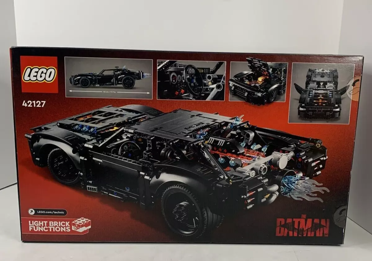 LEGO Technic THE BATMAN – BATMOBILE 42127 Model Car Building Toy, 2022  Movie Set, Superhero Gifts for Kids and Teen Fans with Light Bricks