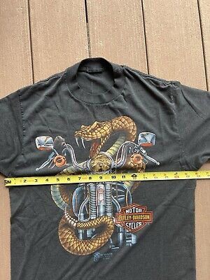 Vintage Harley Davidson 3D Emblem Single Stitch T-Shirt Vintage Harley Davidson 3D Emblem Single Stitch T-Shirt