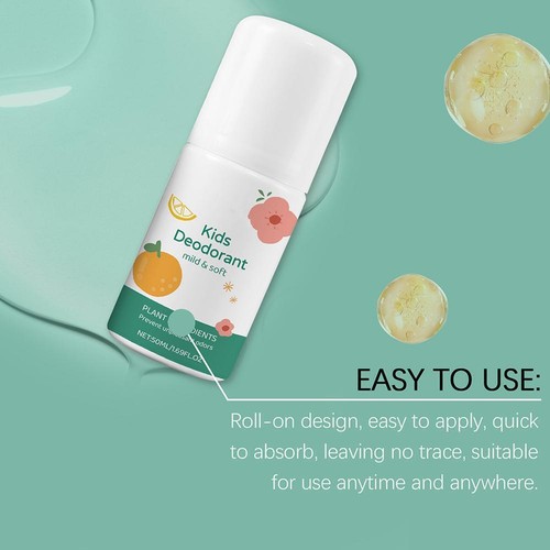 Natural Deodorant For Kids & Teens,Kids Whole Body OFF Deodorant 50% - C5H2 - Picture 12 of 13