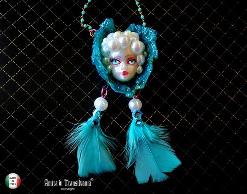 Jewelry Necklace Pendant Pearl Luxury Winged Guardian Angel Protection Talisman - Picture 9 of 24