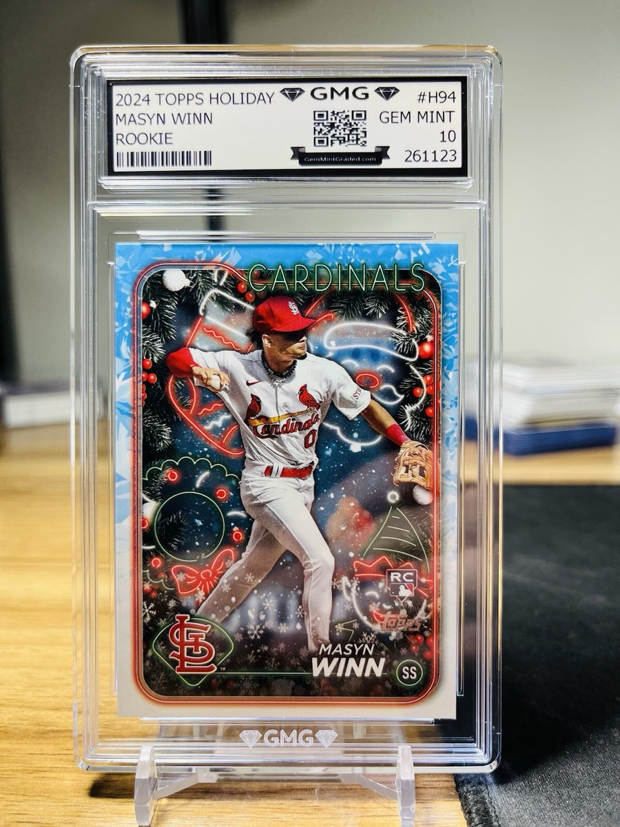 2024 Topps Holiday Masyn Winn Rookie GMG Graded 10 Gem Mint