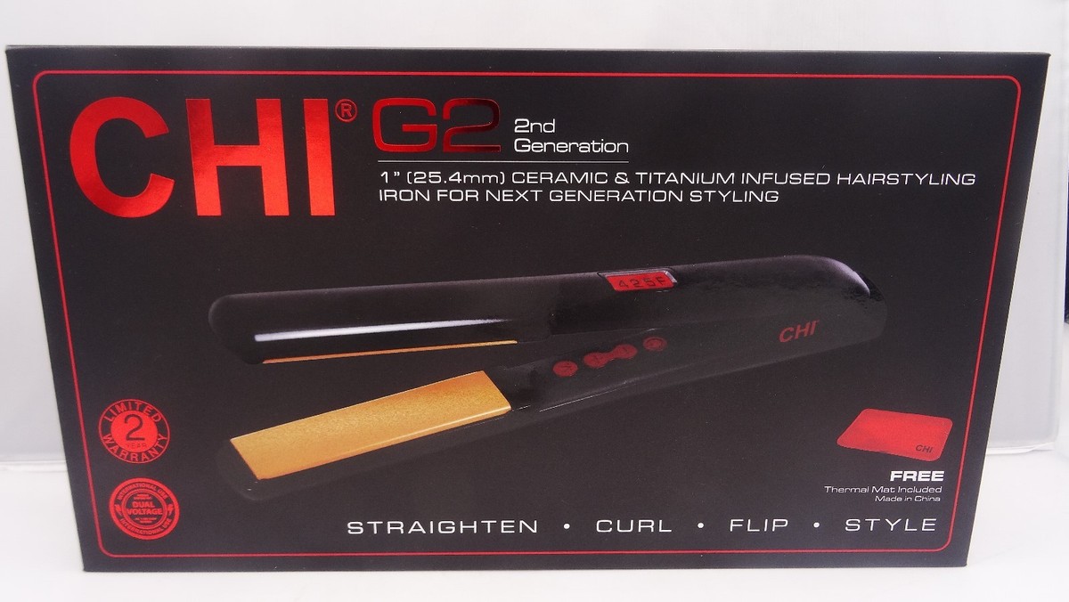 CHI G2 - 2ND GENERATION CERAMIC & TITANIUM FLAT IRON 425°F  display picture 2