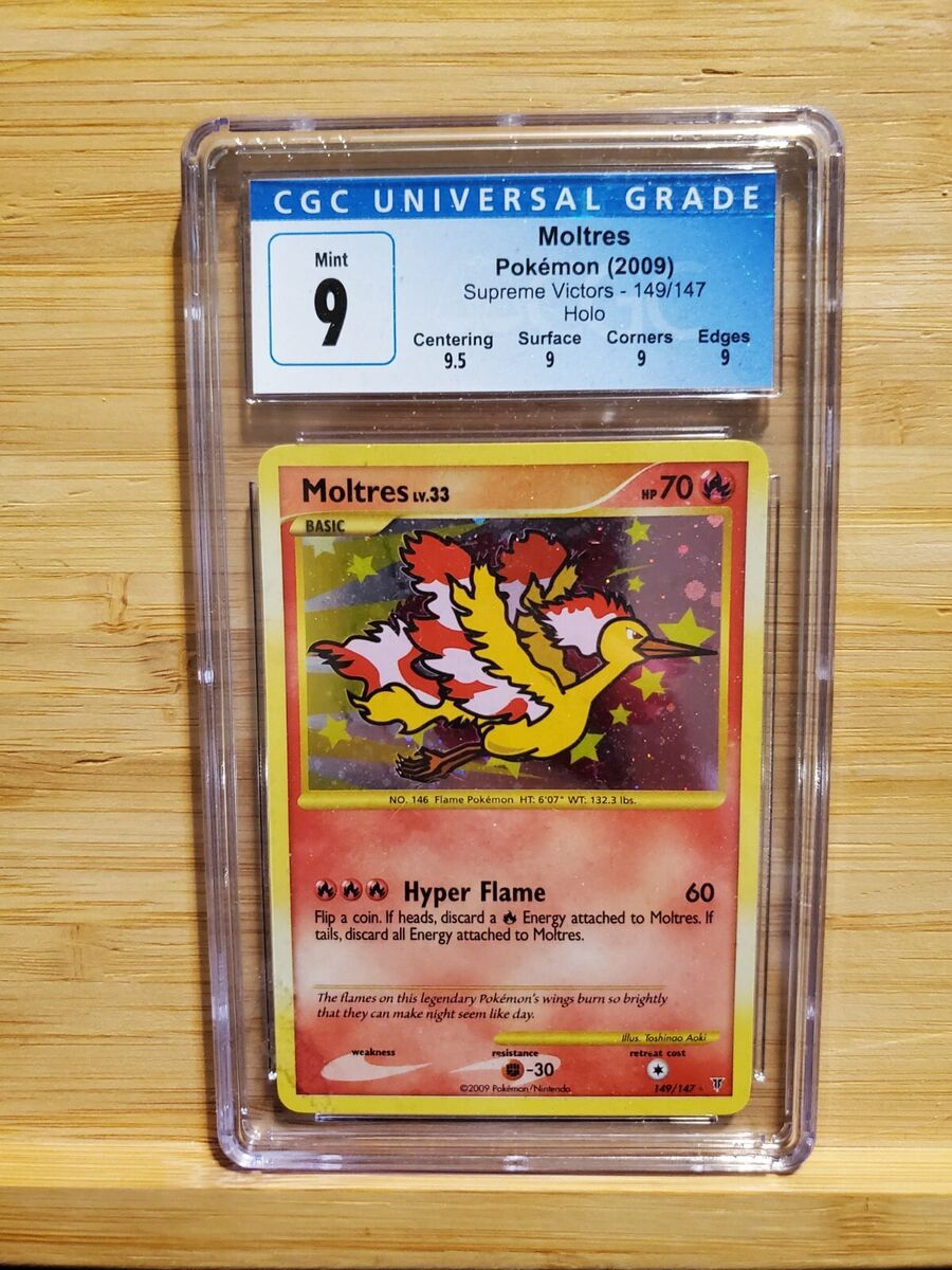 Moltres 149/147 Supreme Victors Secret Pokemon CGC 9 MINT Moltres 149/147 Supreme Victors Secret Pokemon CGC 9 MINT