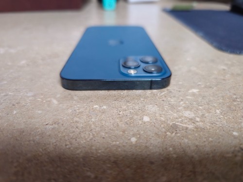 Apple iPhone 12 Pro 256GB Blue Unlocked, DAMAGED FACE ID - Photo 6 sur 7