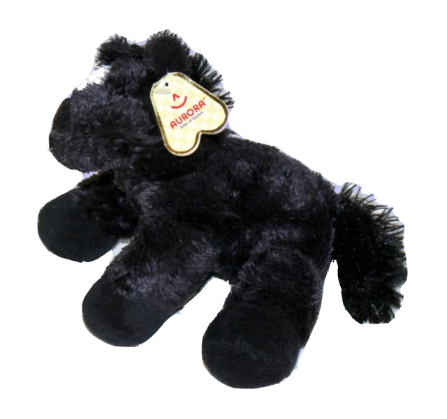 black horse plush